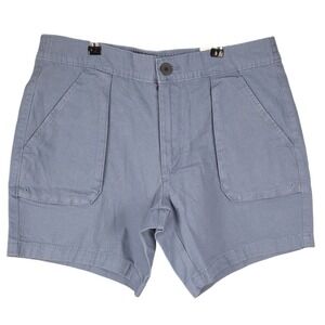 St‎ Johns Bay Shorts Mens Blue-Gray Cotton Stretch Size 34, 7" Inseam Casual NWT